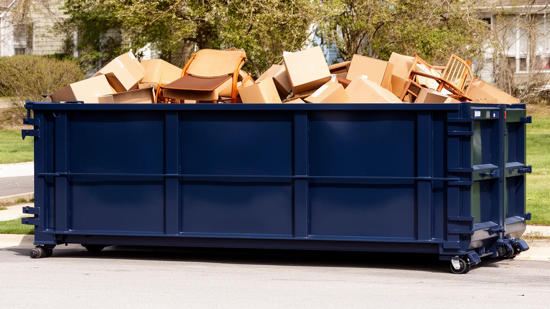 Roll-off dumpster from Quartz River Dumpster Delivery in Cocoa, FL